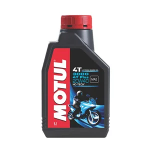 Motul 3000 4T Plus 20W40 API SM HC Tech Engine Oil for Bikes (1 L)